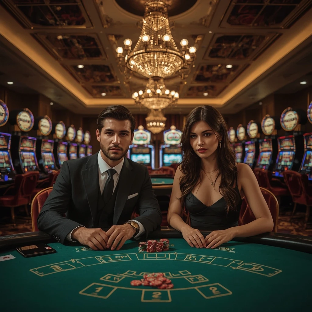 Due giocatori di poker al Beep Beep Casino in Italia